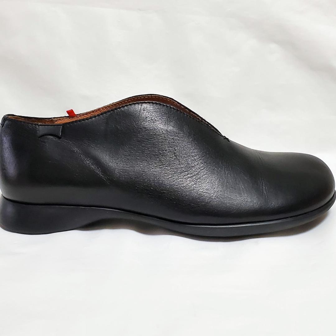 【美品】カンペール　フラットシューズ　ブラック　Vカット　38