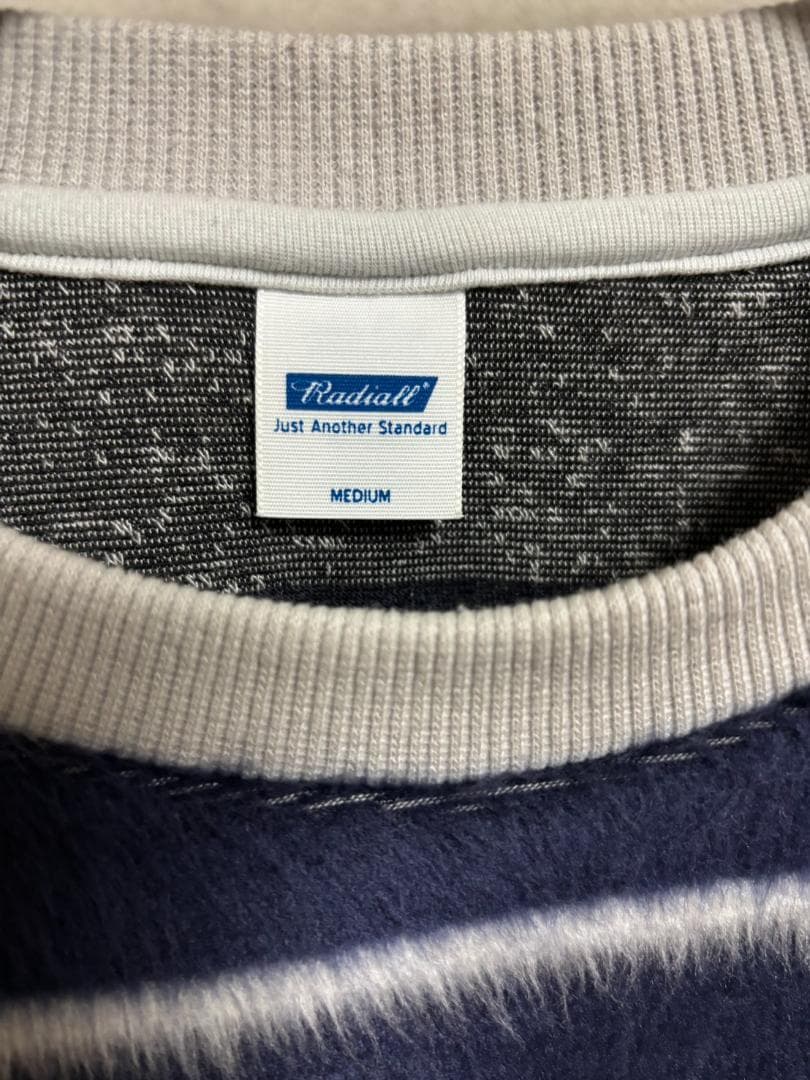 [サイズM]25AW RADIALL ラディアル シャギーボーダーL/S