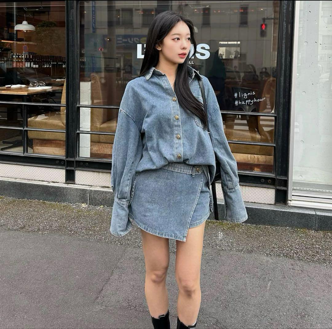 emmy デニム セットアップ ショートパンツ ジャケット