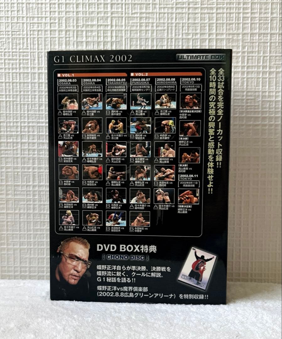新日本プロレスリングオフィシャル G1 CLIMAX 2002 DVD-BOX
