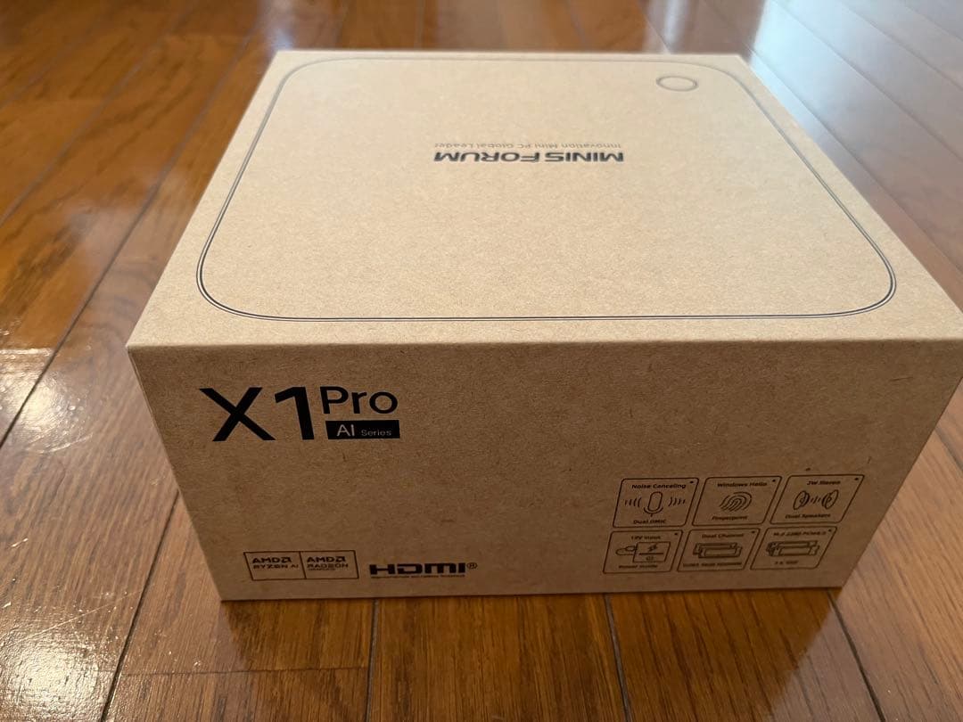 ミニPC Minisforum AI X1 PRO 96GB+2TB AI9 HX 370