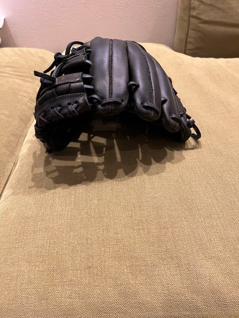 【最終値下げ】 スラッガーKSG-25PS 硬式グローブ 内野手用（黒色）