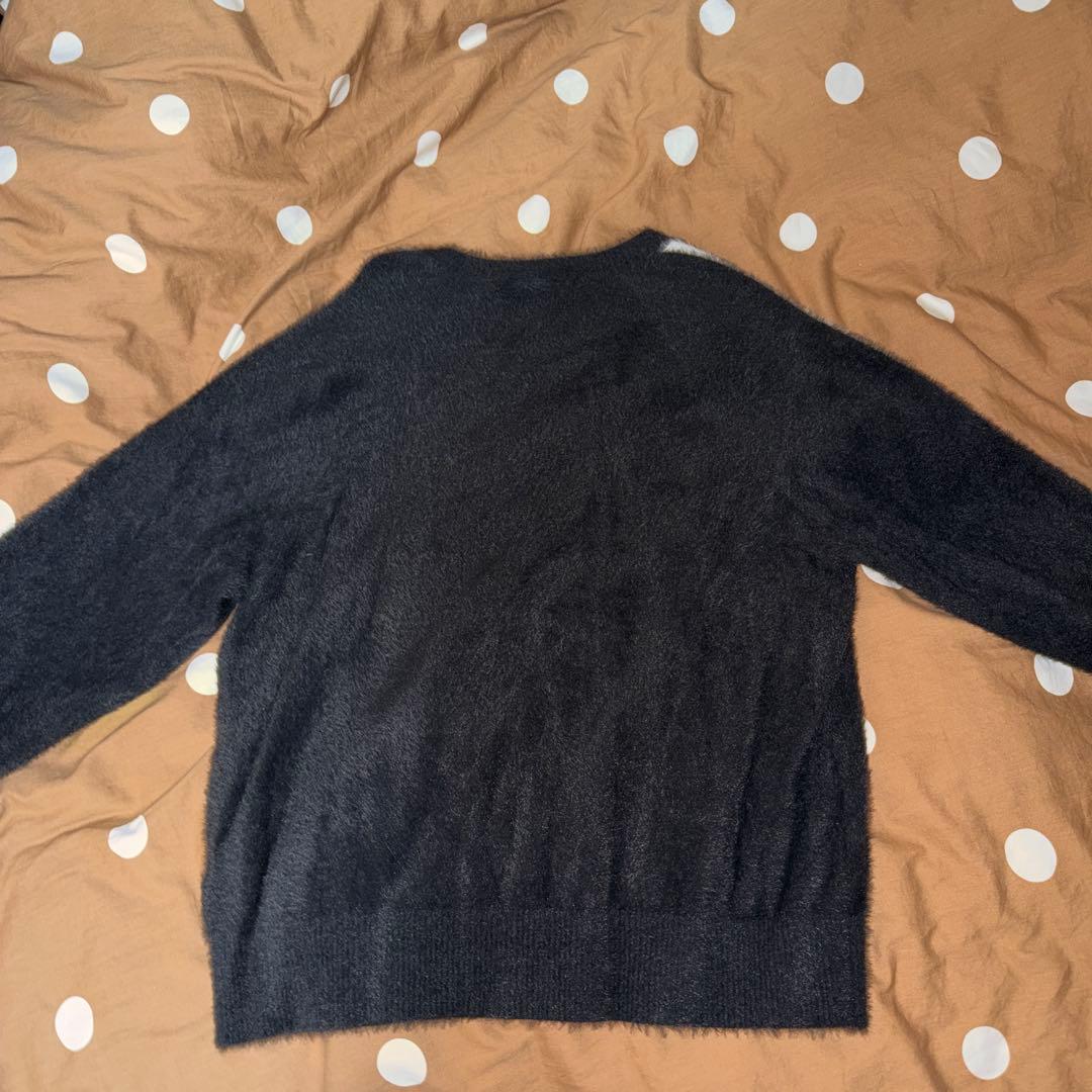 adidas ブラック ストライプ スウェット M