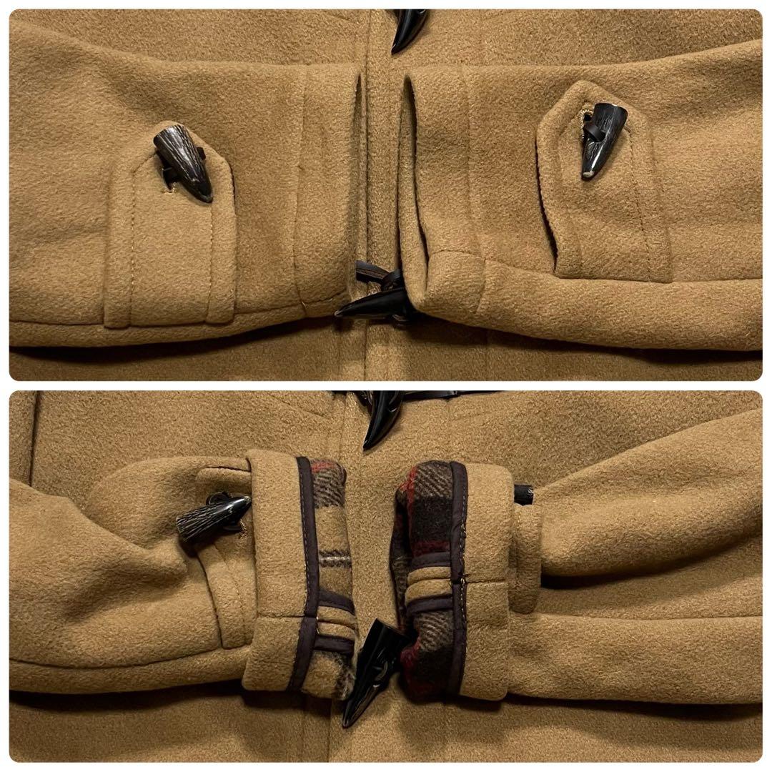 美品✨英国製✨ グローバーオール ダッフルコート キャメル M ウール フード付