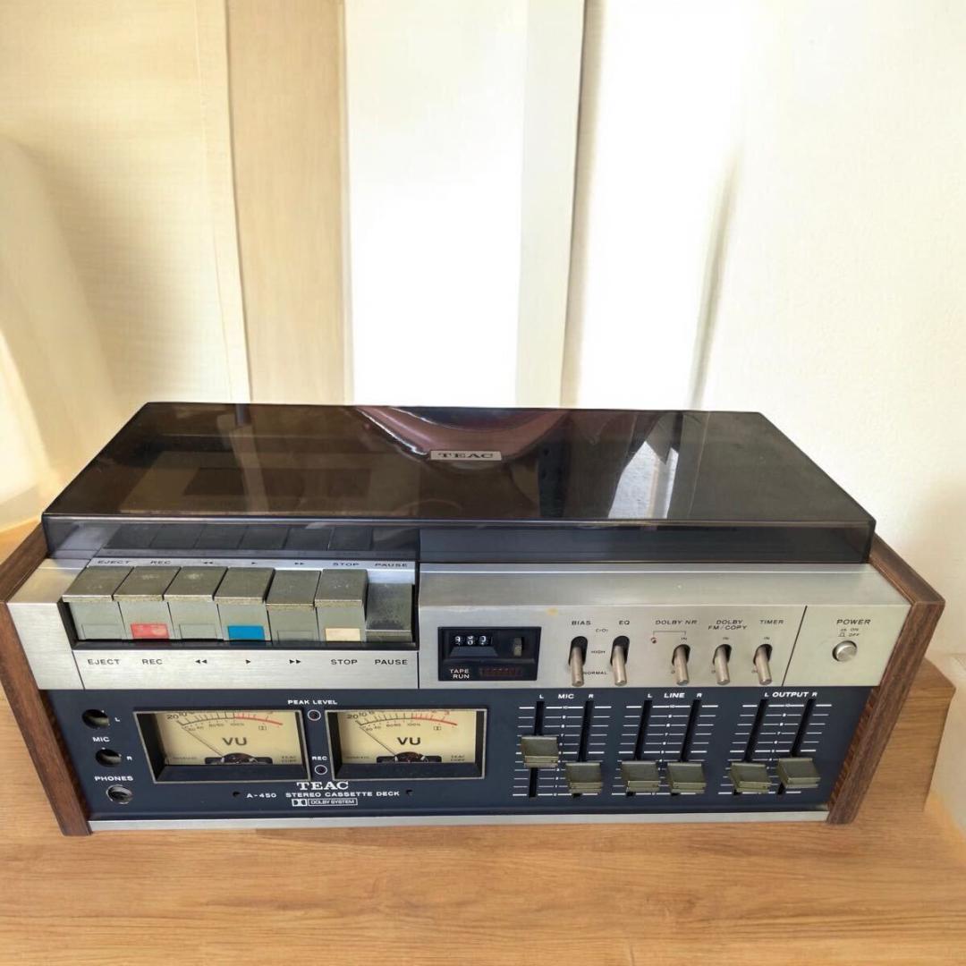 TEAC ティアック カセットデッキ A-450 ジャンク