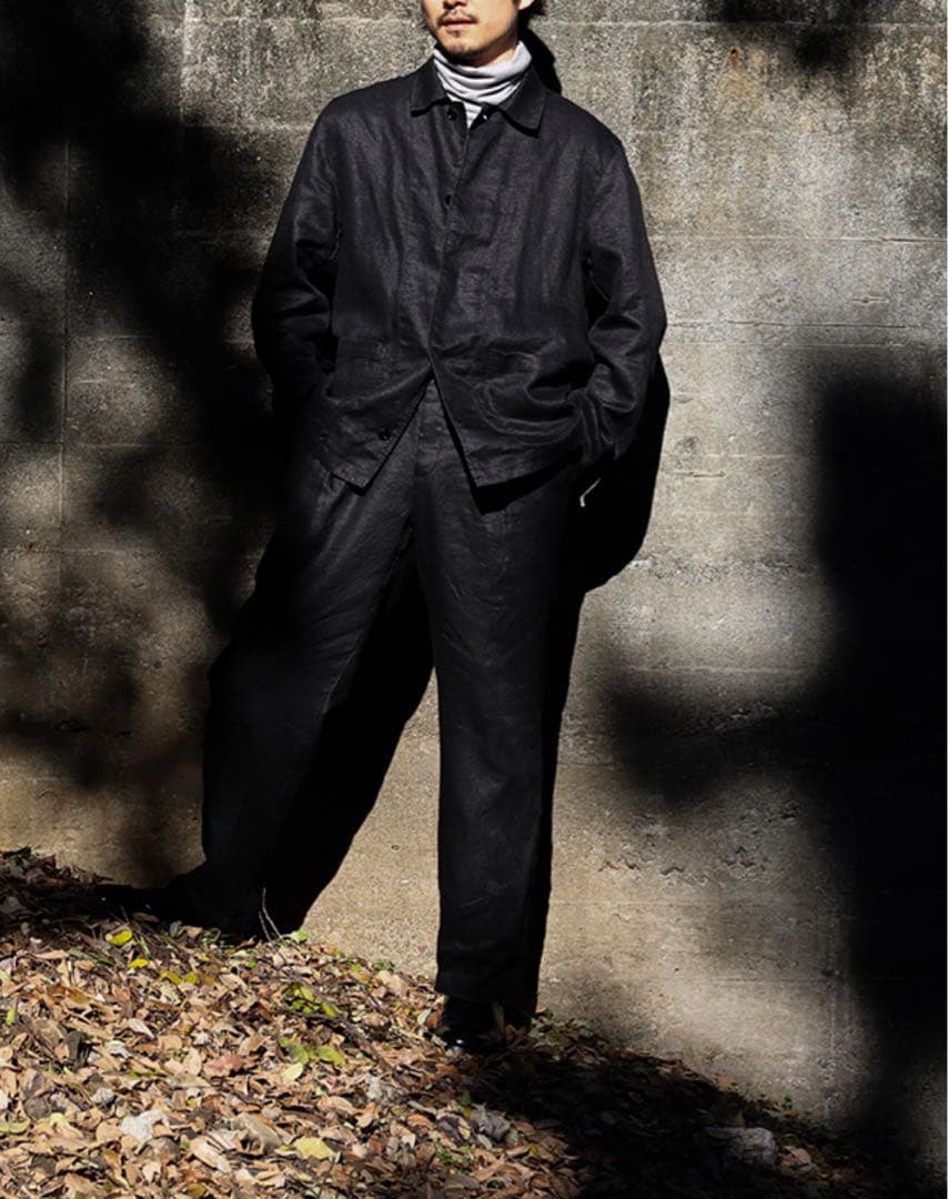 CONFECT ヘビーリネンツイル ミリタリージャケット