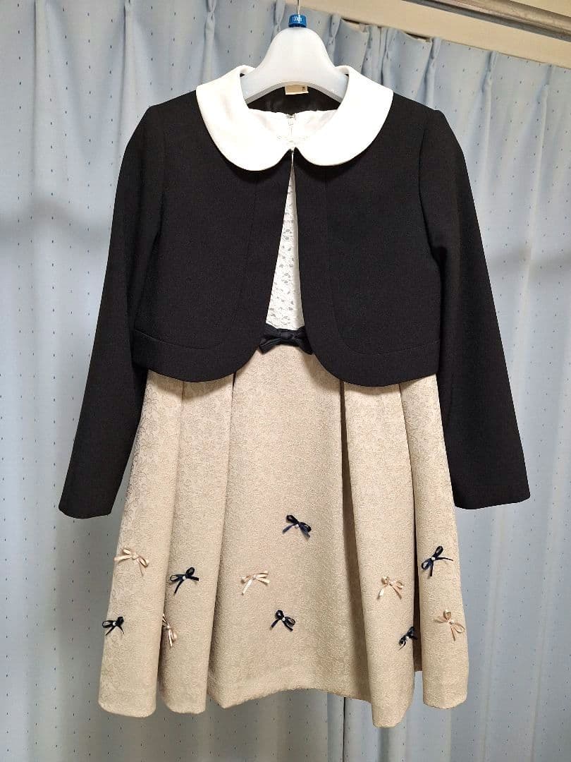 値下☆プティマイン☆フォーマル☆ワンピース☆セット☆入学式☆スーツ☆サイズ130