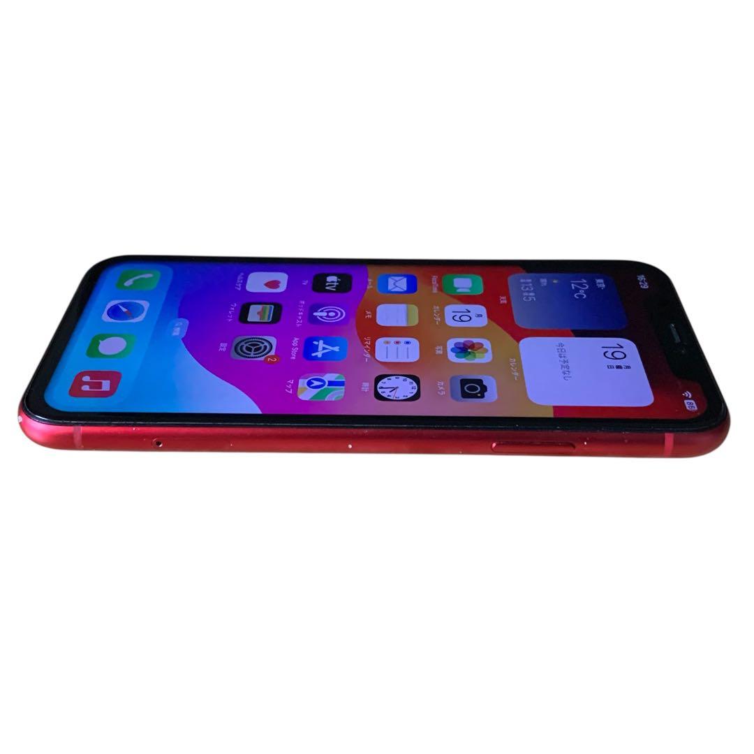 iPhone 11 レッド 256GB SIMフリー 美品 送料無料