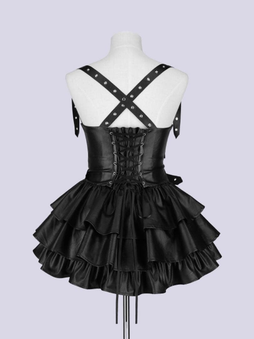 Qooza IMVAL Leather Dress クーザ レザースカート