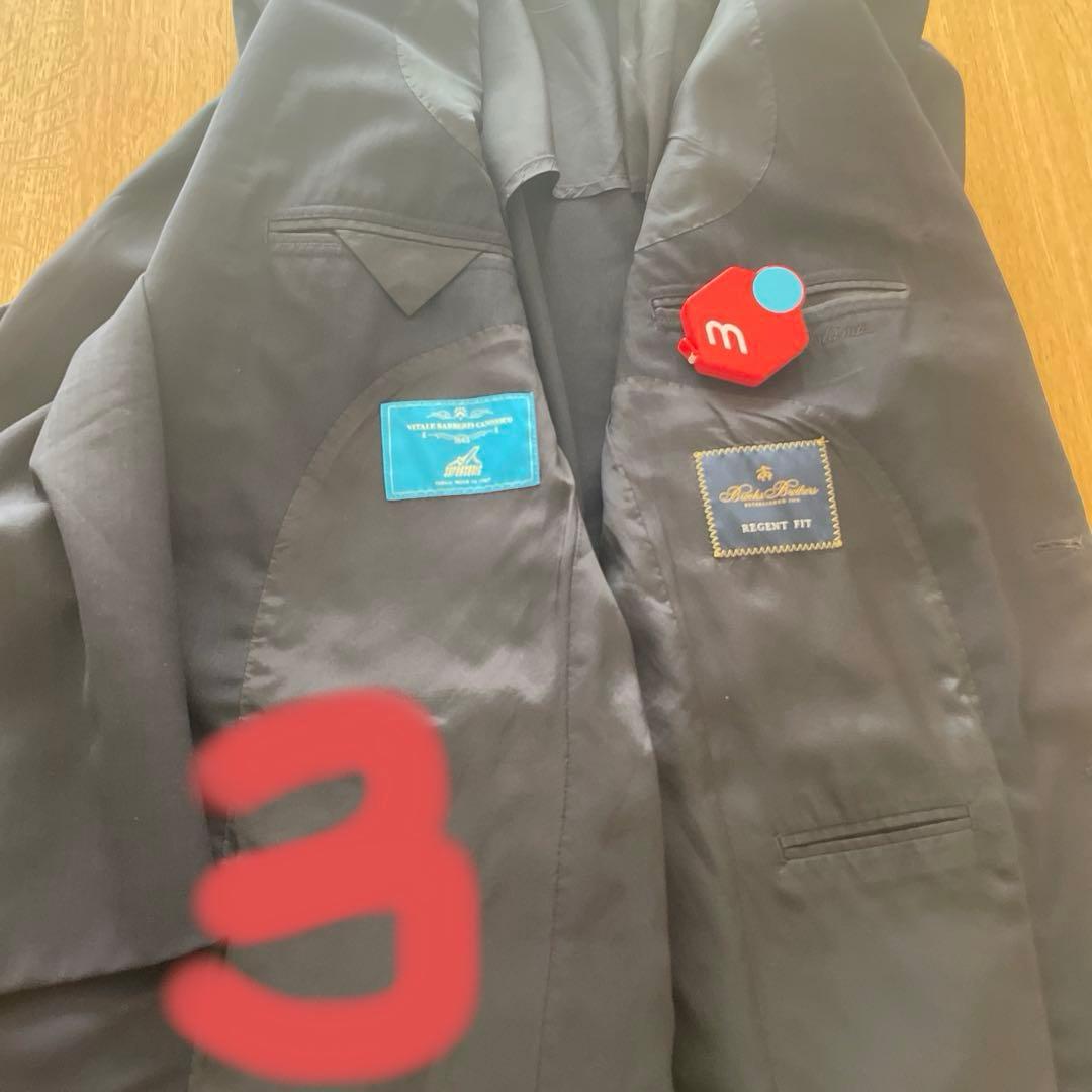 Brooks Brothers ビジネススーツ ダークネイビー2着　グレー1着