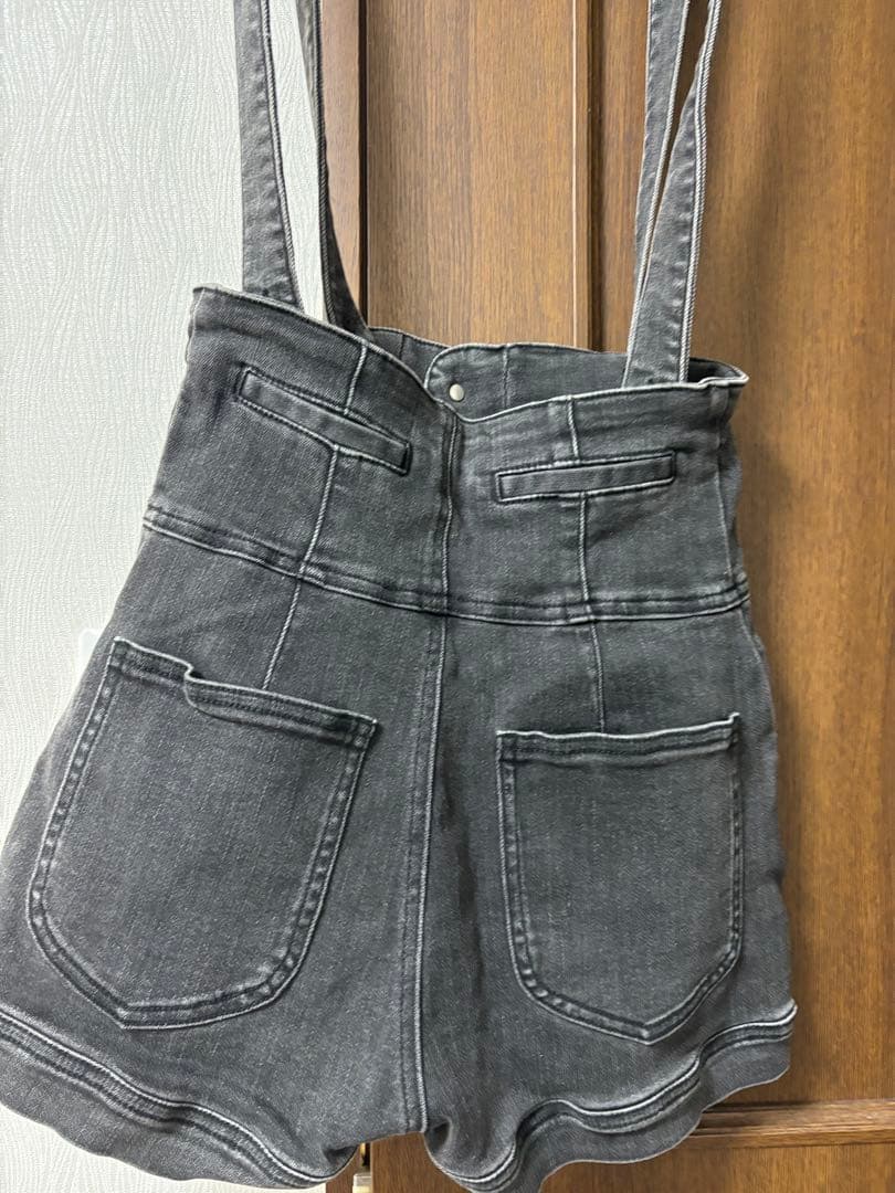 パンツ andmary ribbon denim