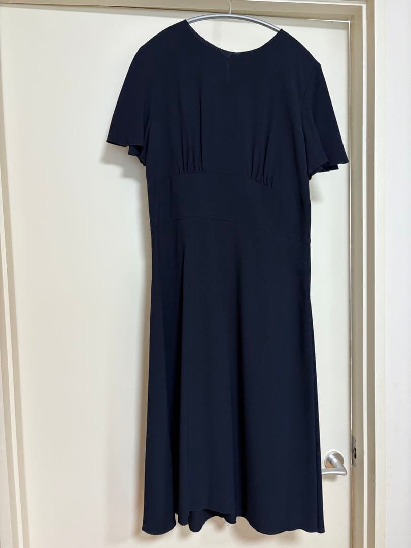 PRADA ネイビー 膝丈ワンピース 半袖