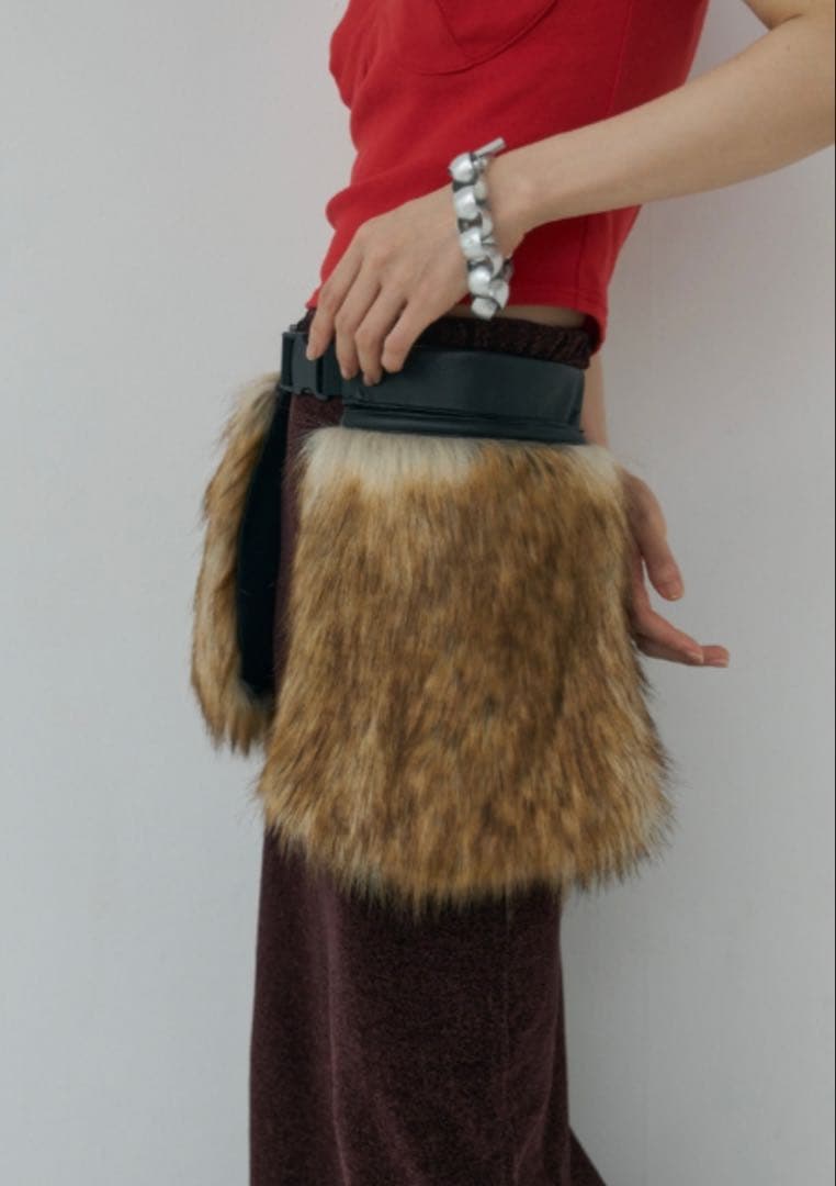 小物 Mediam / Double Craft Fur Bag