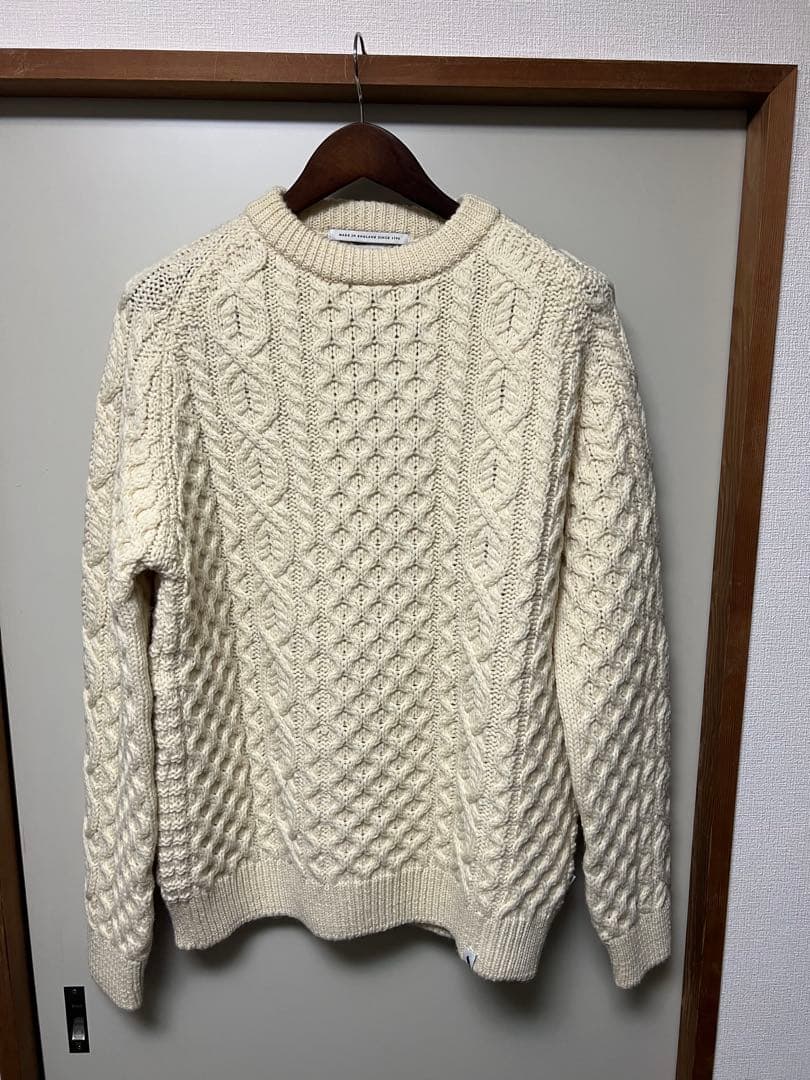 PEREGRINE ペレグリン アイボリー 未使用品 ケーブルニット