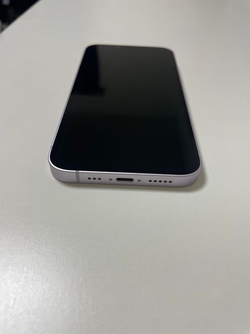 【美品】Apple iPhone 14 本体 iPhone14 パープル