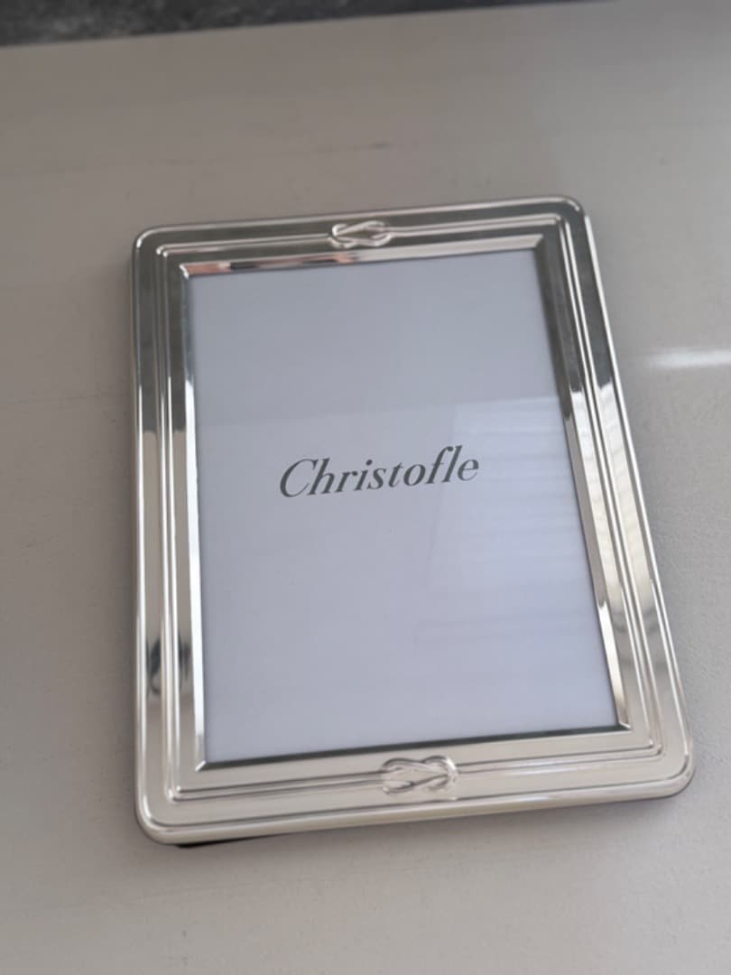 新品⭐︎クリストフル　christofle フォトフレーム　シルバー