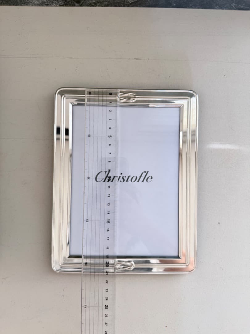 新品⭐︎クリストフル　christofle フォトフレーム　シルバー