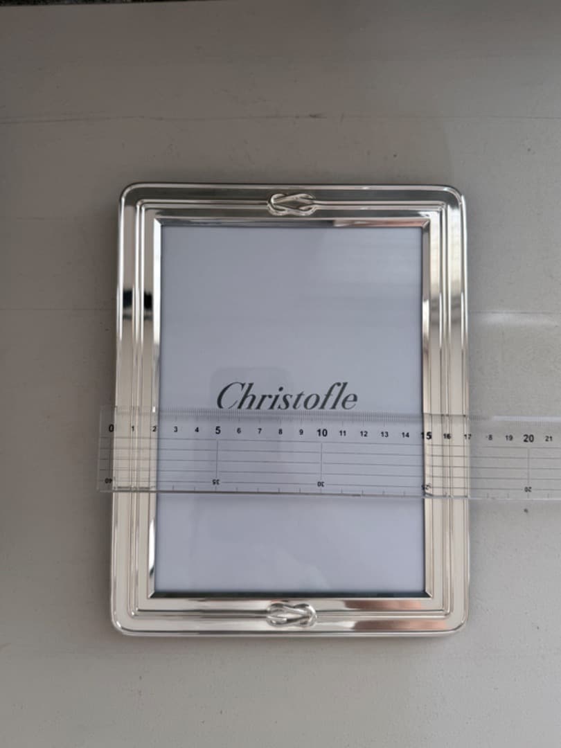 新品⭐︎クリストフル　christofle フォトフレーム　シルバー
