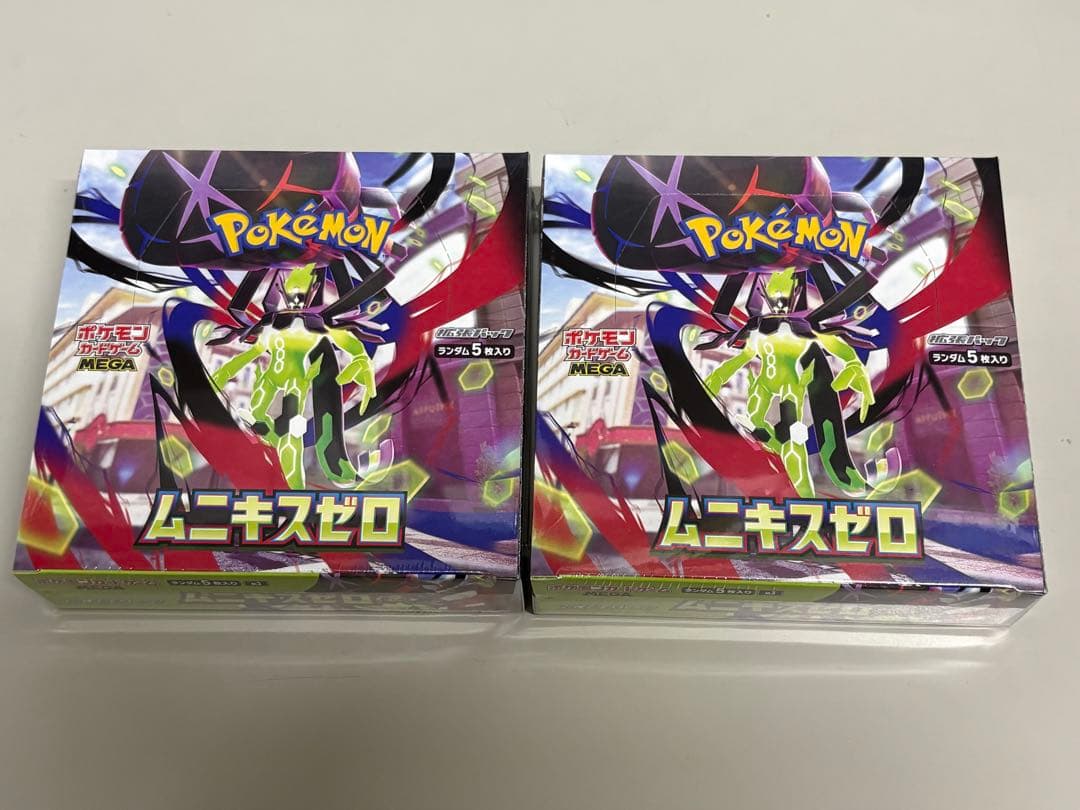 ポケカ ムニキスゼロ シュリンク付きボックス 2box