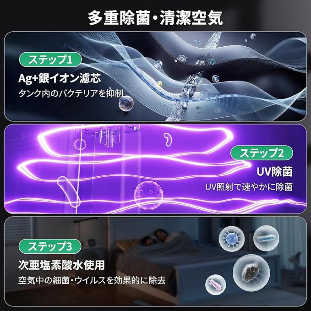 １点のみ⭐️17L 大容量 加湿器 超音波　アロマ　自動湿度調整　黒　オフィス