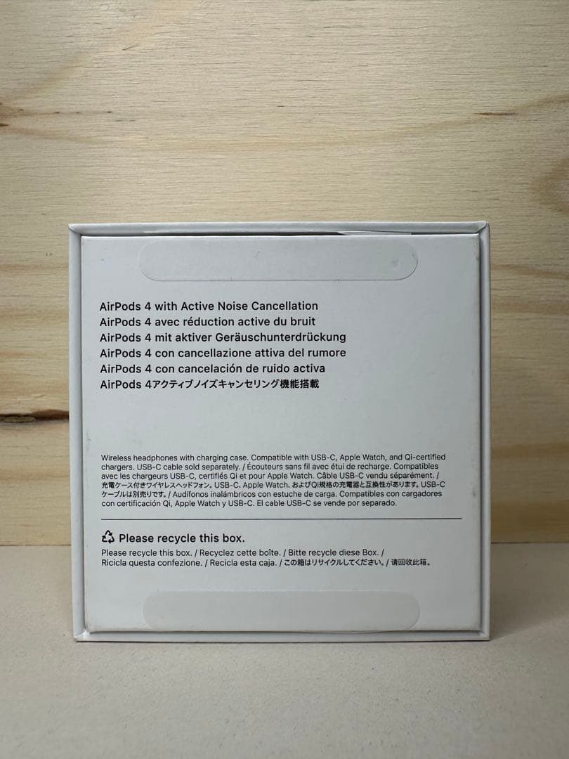 【極美品】AirPods 4 ANCモデル MXP93J/A GY23W