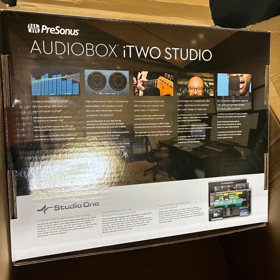 新品　PreSonus AudioBox iTwo Studio DAW セット