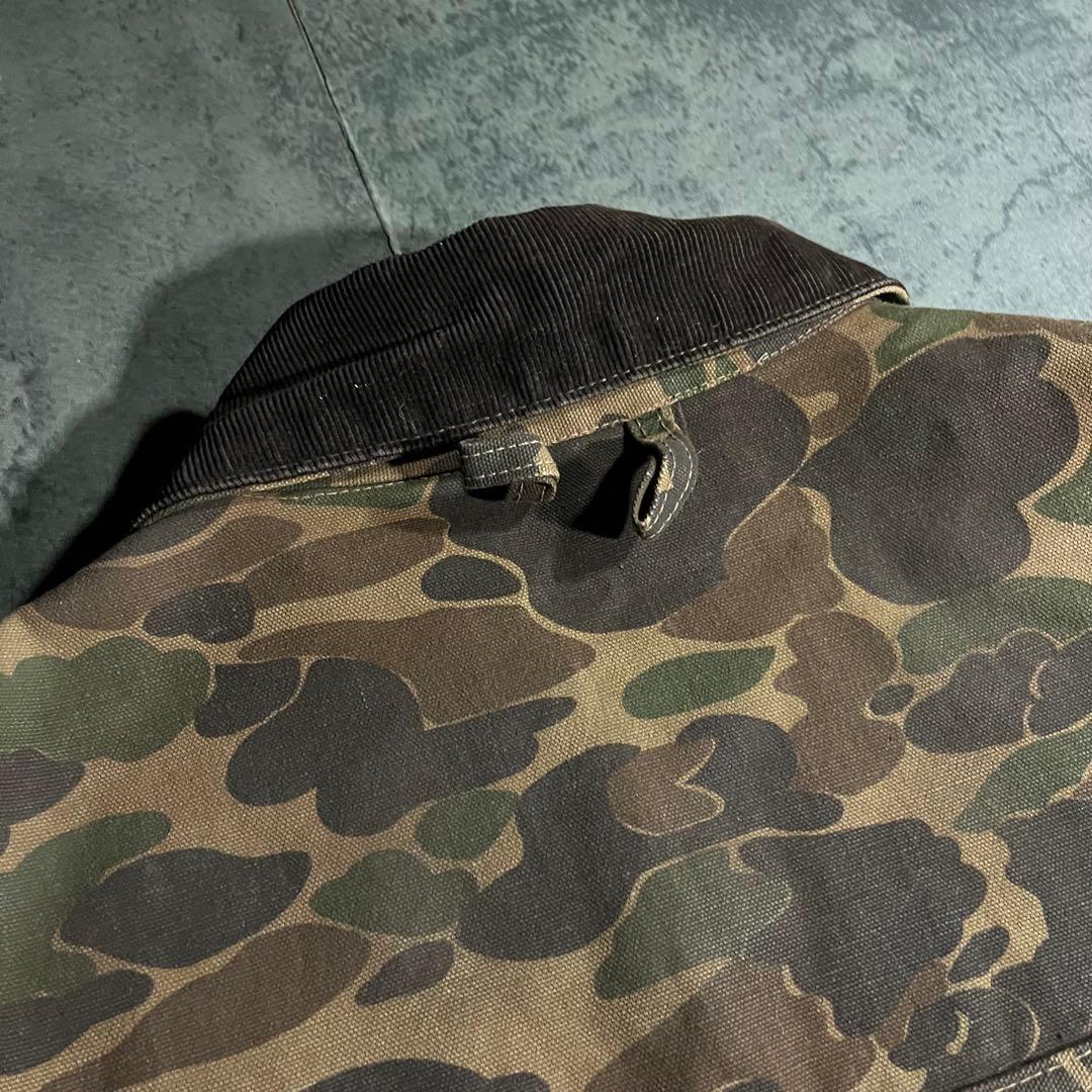 80s Carhartt USA製 ハンティングジャケット ダック 迷彩