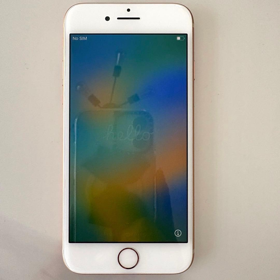 【極美品】Apple iPhone8 本体　ピンクゴールド　64KB
