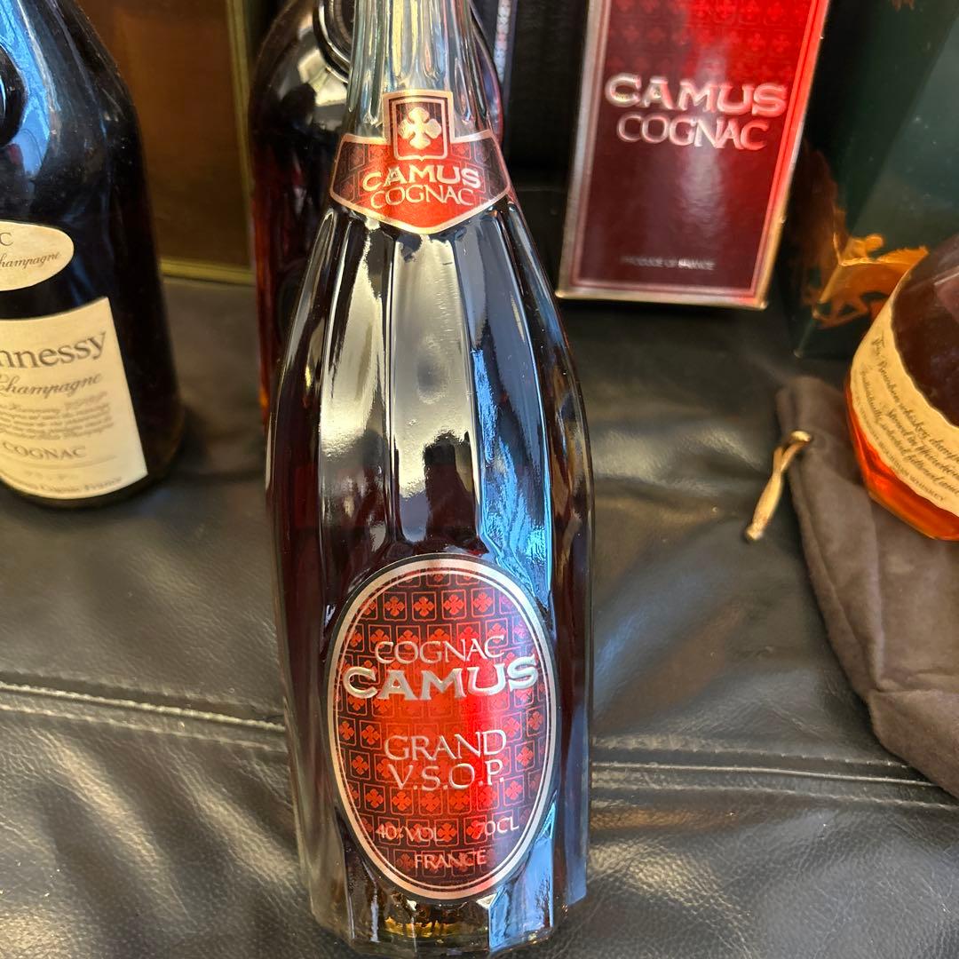 未開栓 古酒　カミュ、ヘネシーほか計8本