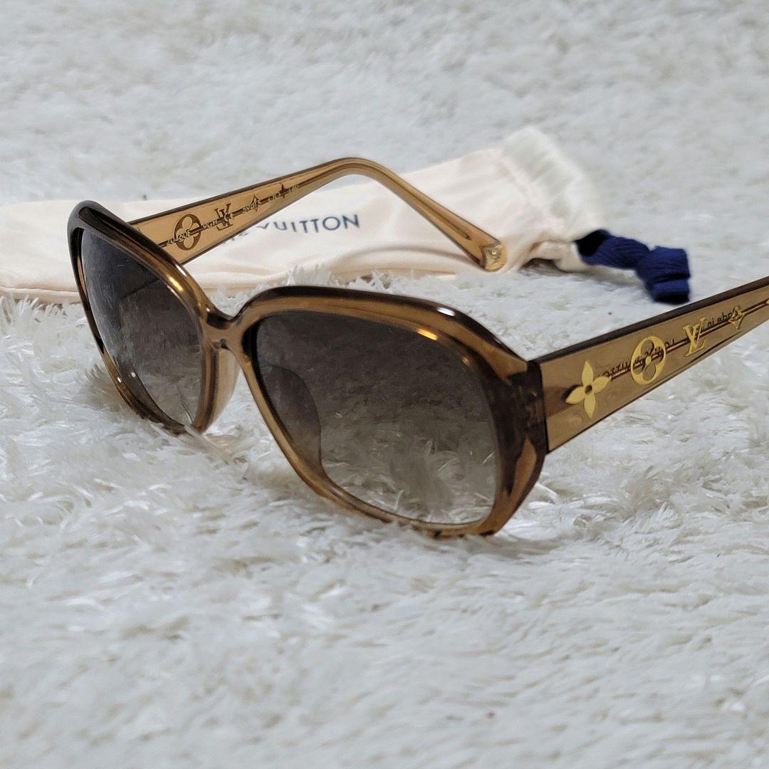 キャメル様 ルイヴィトン サングラス オプセシオンGM モノグラム 保存袋