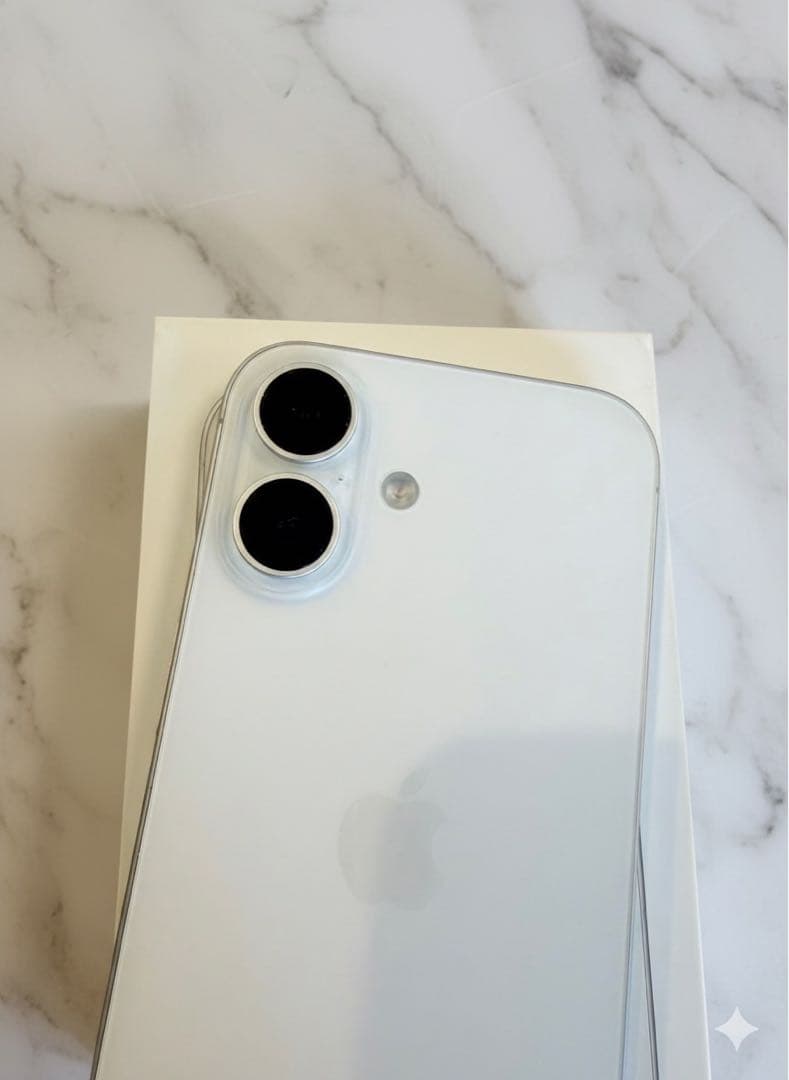 【美品】 iphone16 ホワイト128GB SIMフリー