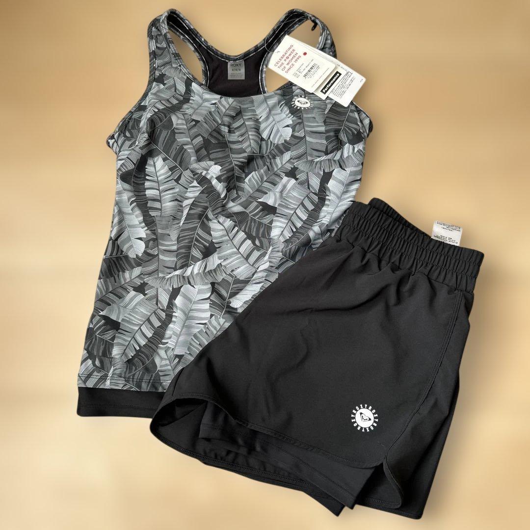 新品　ROXY GIFTED　タンキニ　M 定価14300円　黒