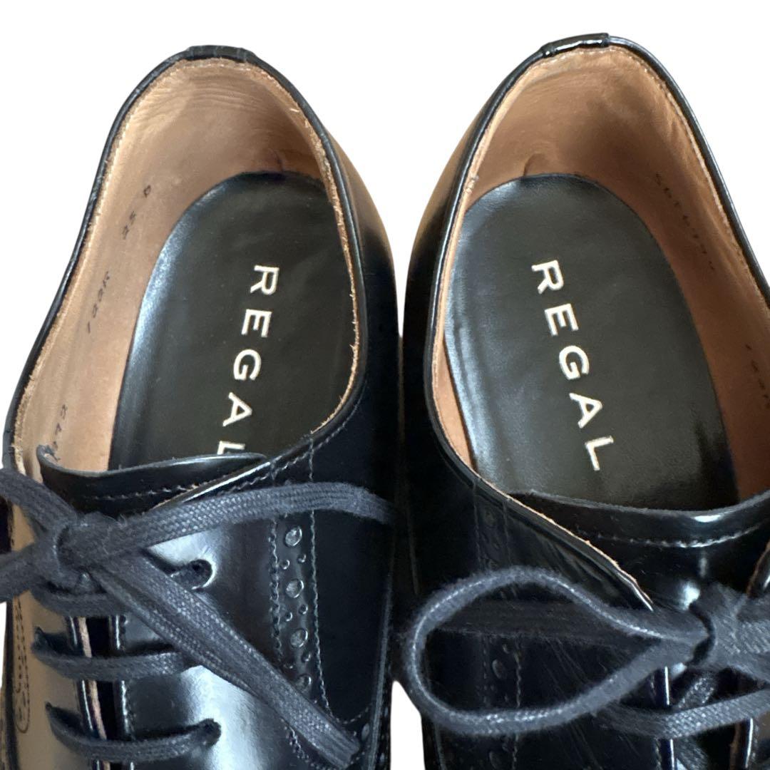 リーガル ドレスシューズ （25㌢） ストレートチップ 122R REGAL 黒
