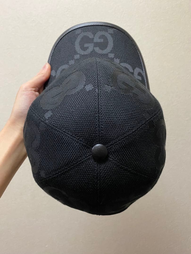 GUCCI ジャンボGG ブラック キャップ