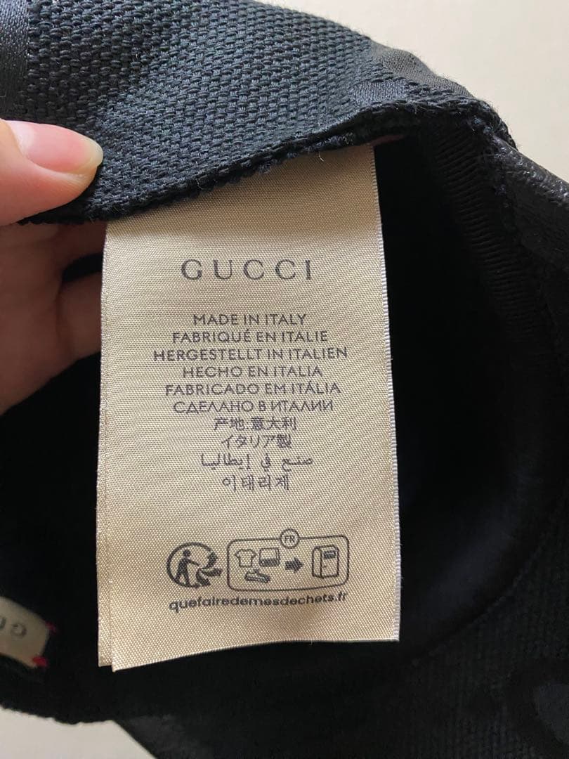 GUCCI ジャンボGG ブラック キャップ