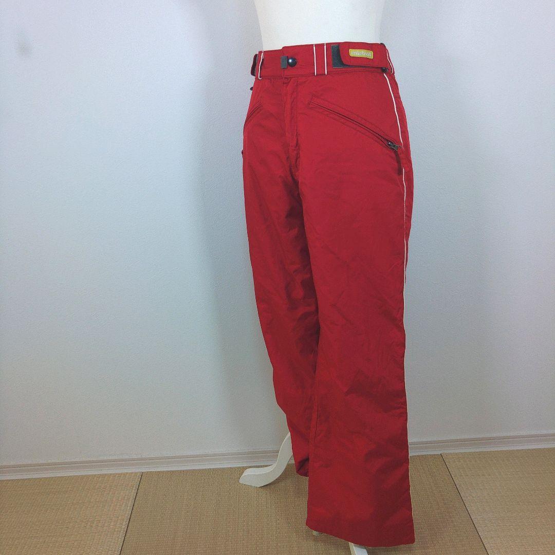 レディース　M　スキー　スノーボードウェア　上下セット　ピンク　レッド　ホワイト