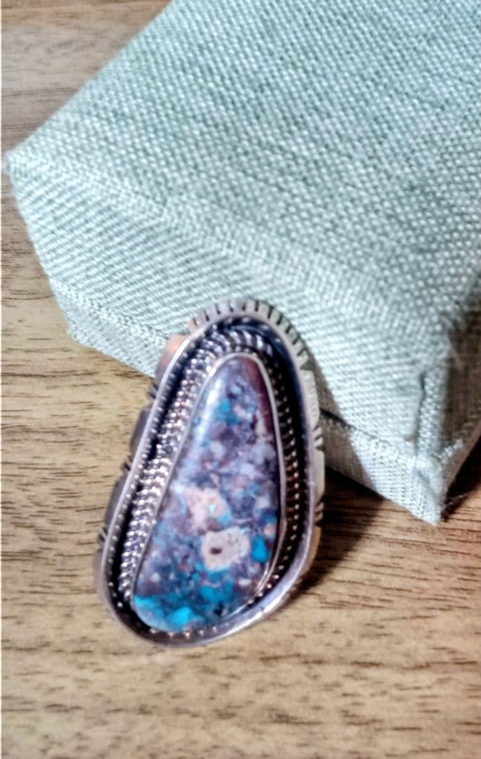 インディアンジュエリー ナバホ/フレッドピータース ビズビーリング20号