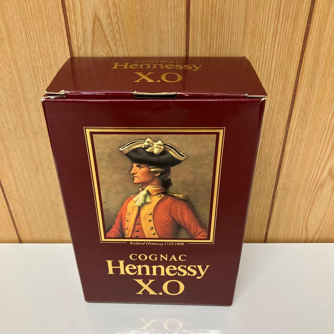 ES041【未開栓】　ヘネシー Hennessy X.O グリーンボトル 金