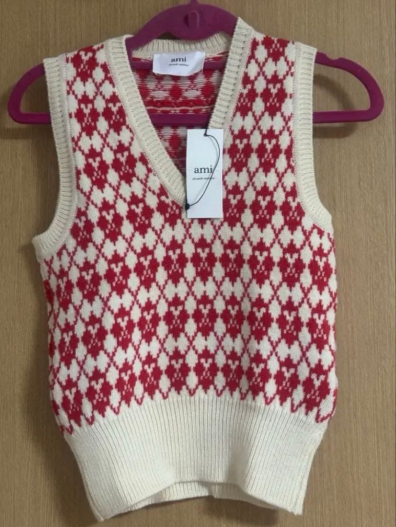 amiparis アミパリス ニットベスト新品未使用 xs