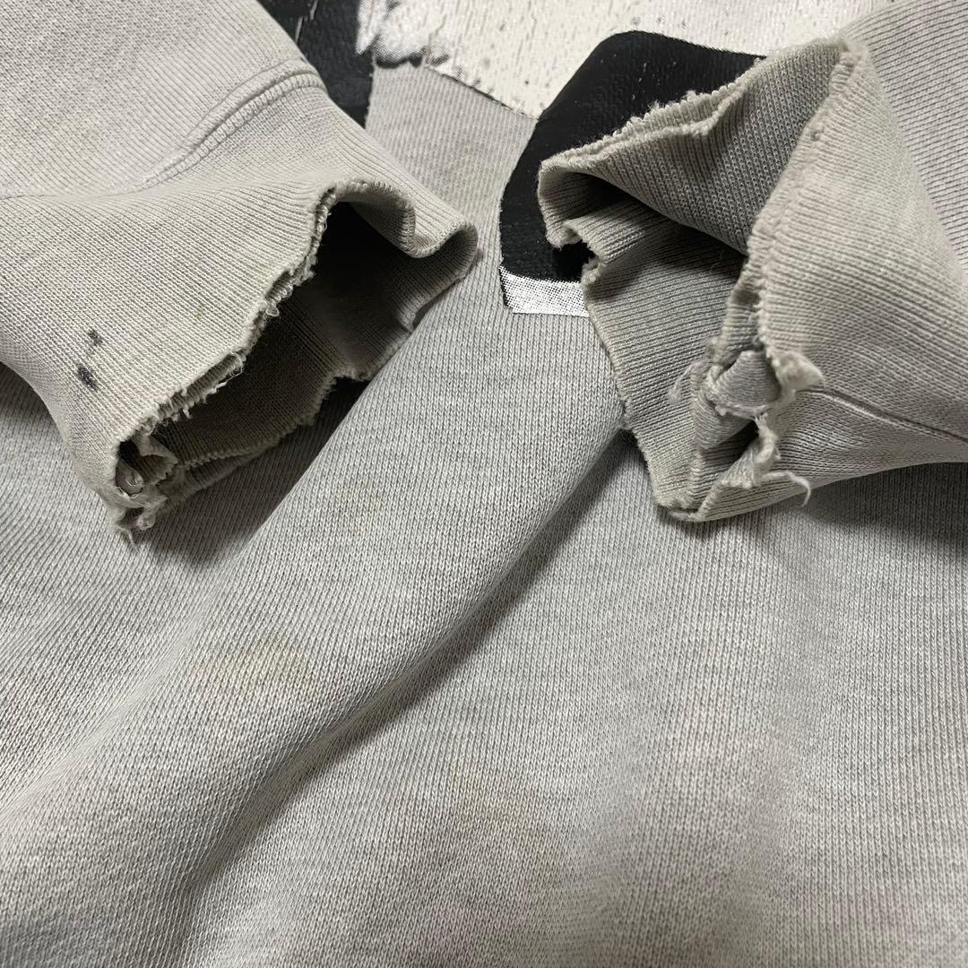 【00s】stussy kids print sweat shirt