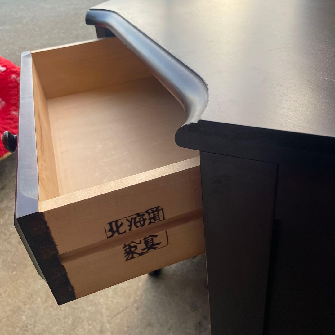 北海道家具　樺 カバ材　無垢　ライティングデスク　ライティングビューロー