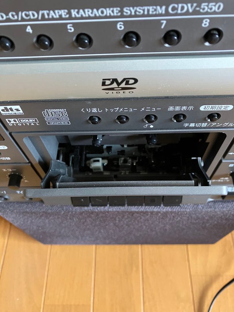 美品　カラオケ　デノンCOLUMBIA CDV-550 DVDプレーヤー