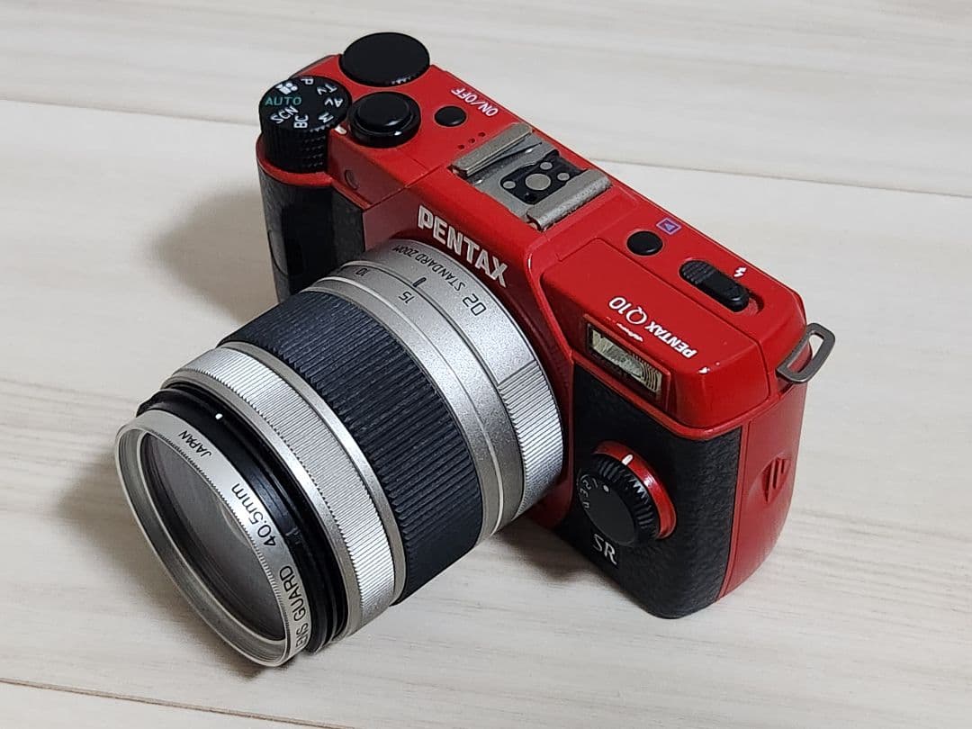 PENTAX Q10 レッド ズームレンズ付