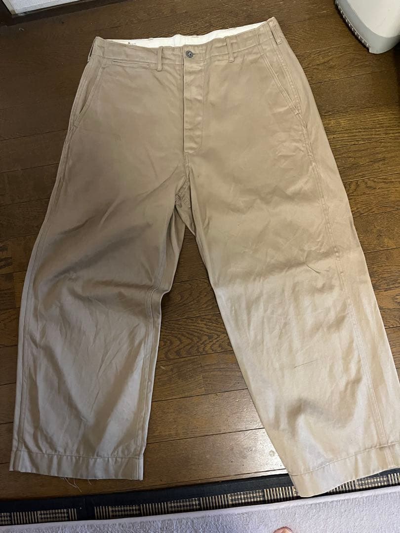 US ARMY ベージュ チノパン