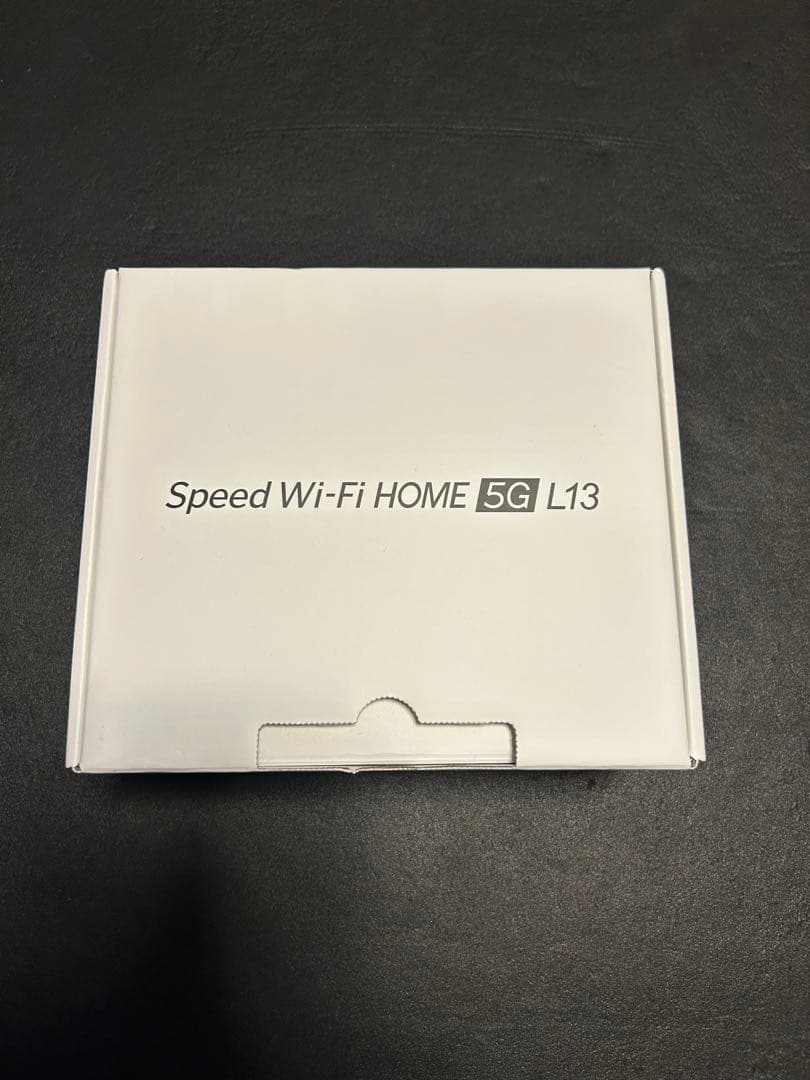 新品未使用 Speed Wi-Fi  5G L13 ホワイト