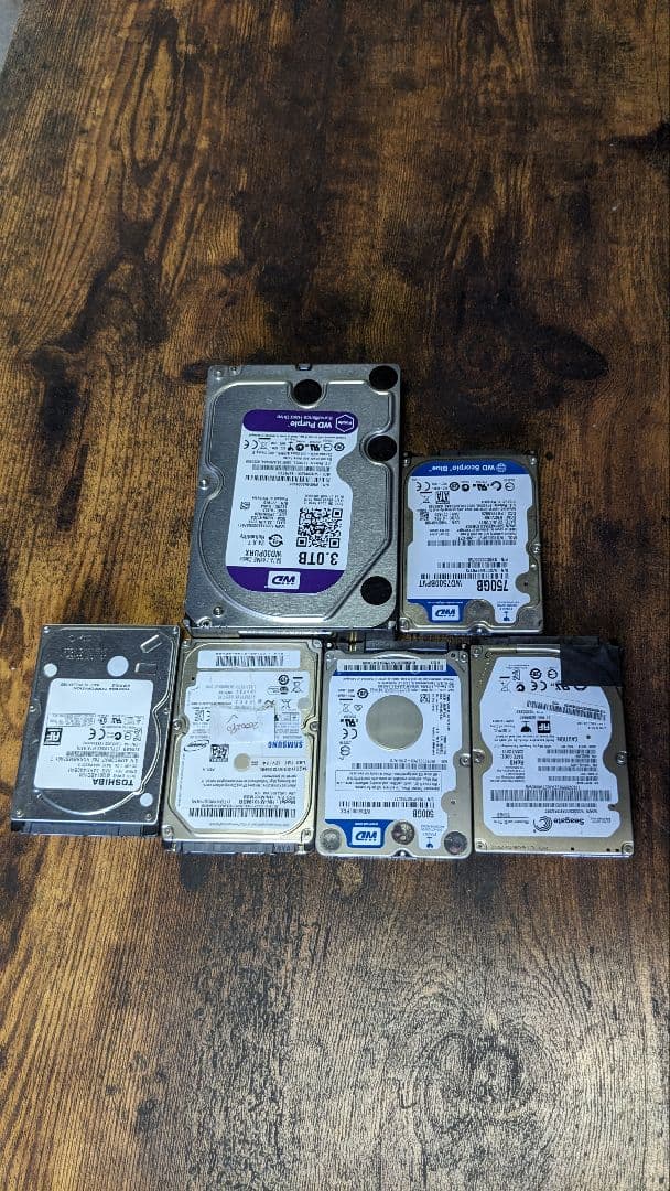 Seagate HDD 6個まとめ