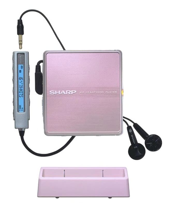 希少・新品・未使用 SHARP MD-ST600-P ポータブルMDプレーヤー