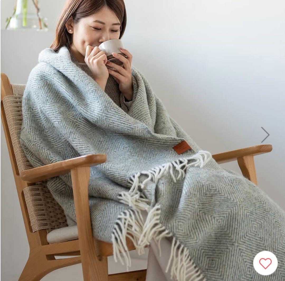 【新品未使用】ACTUS伊勢丹取扱い☆KLIPPANスローケット130×200