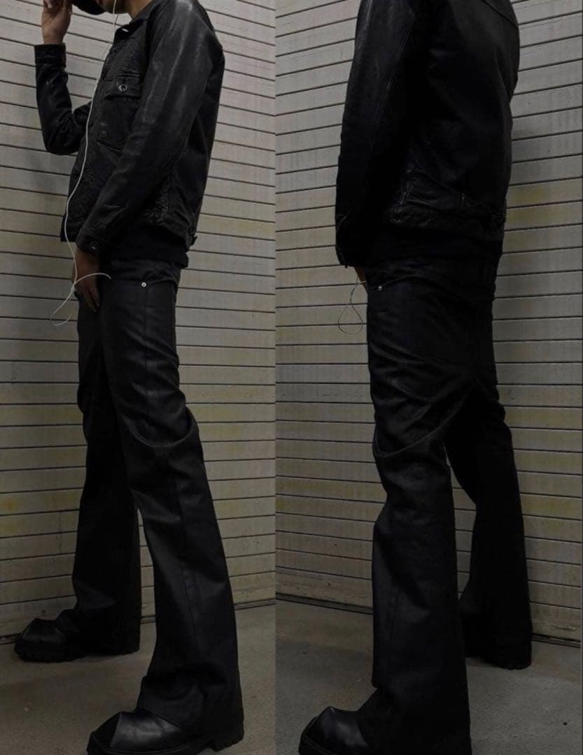 goar.archive M コーティングデニム フレア