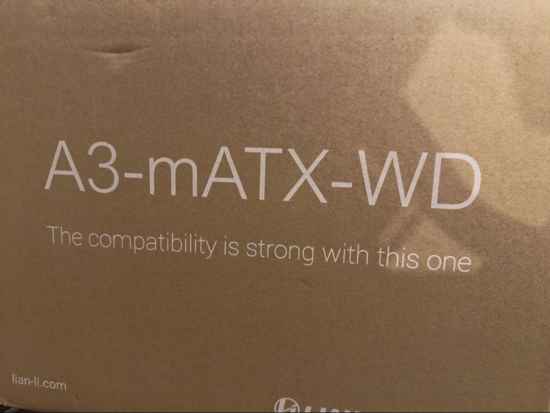 【新品 未開封】Lian Li A3-mATX-WD Black PCケース